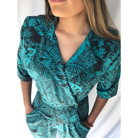 Vintage 80’s summer romper - Picture 2 of 5